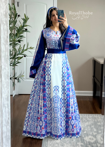 Palestinian wedding thobe deals